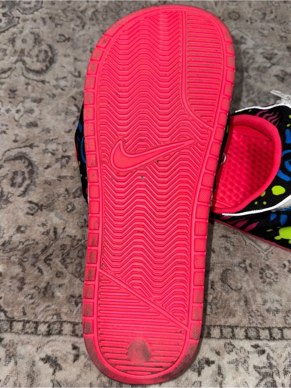 Nike Benassi Slide Fanny Pack Sandal Men’s Size 8 JDI Print CJ2967-600